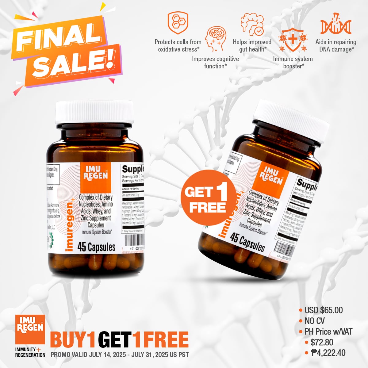 B1T1 45 Capsules (PH)